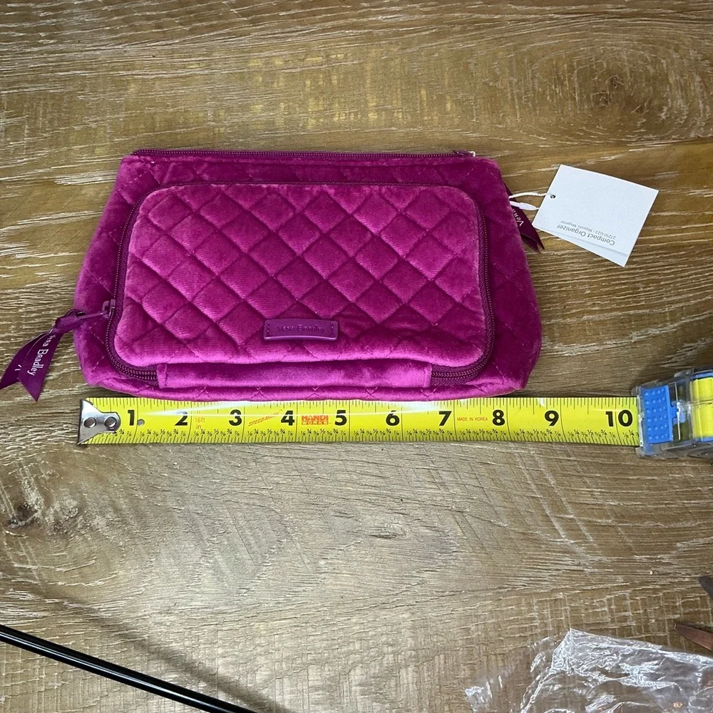 NWT Vera Bradley Majestic Magenta Compact Organizer